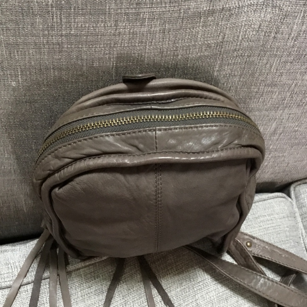Aldo Rare Vintage Handcrafted Natural Milled Genuine Leather Boho Crossbody Bag - Picture 8 of 11